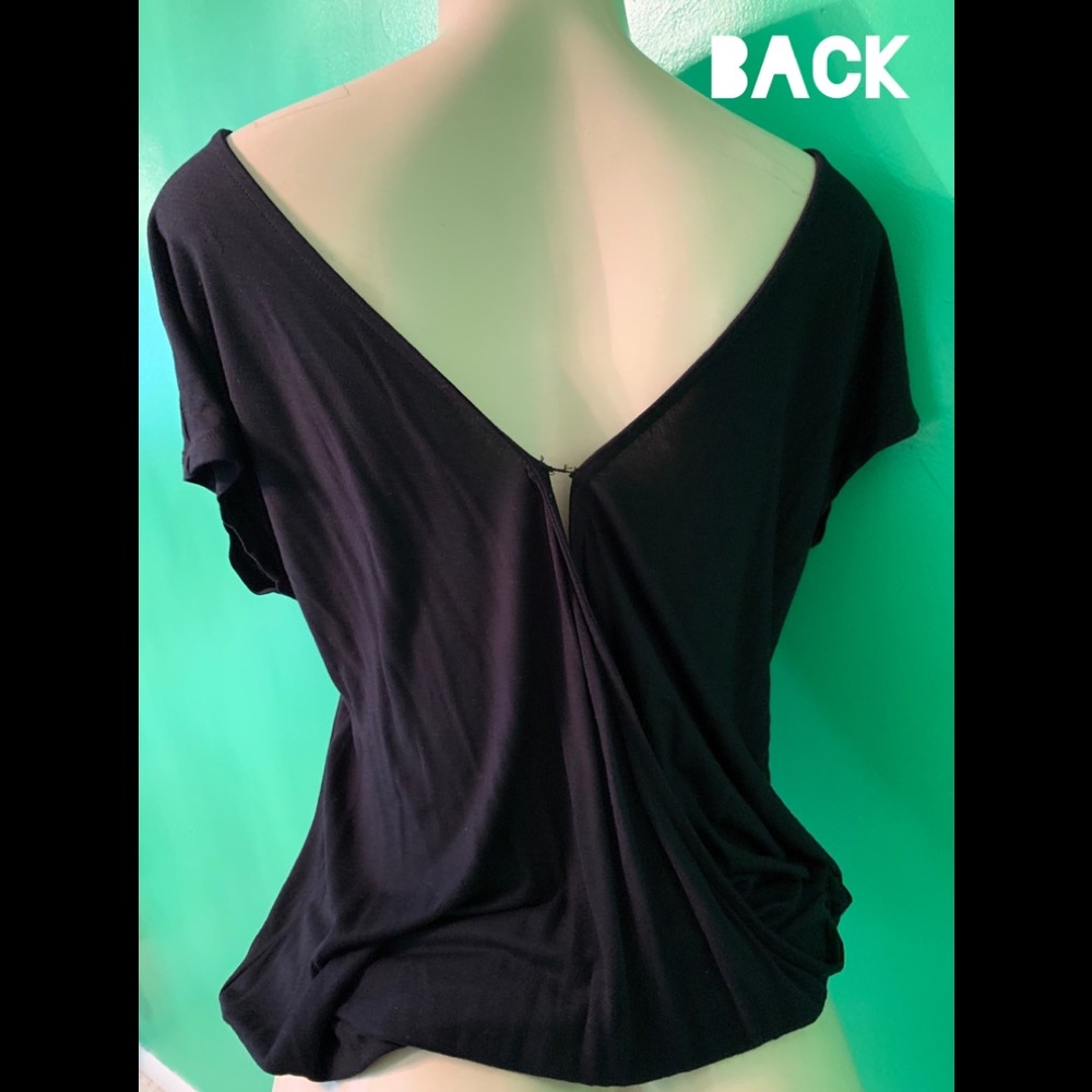 Loft Stylish Solid Black Top - image 3